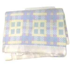 Dundee One Size Pink, Blue Polyester Colored Baby Blanket 7i